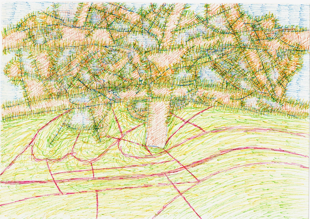 tree, not gray, colorful, abstract, nature, outdoors, textured, vibrant