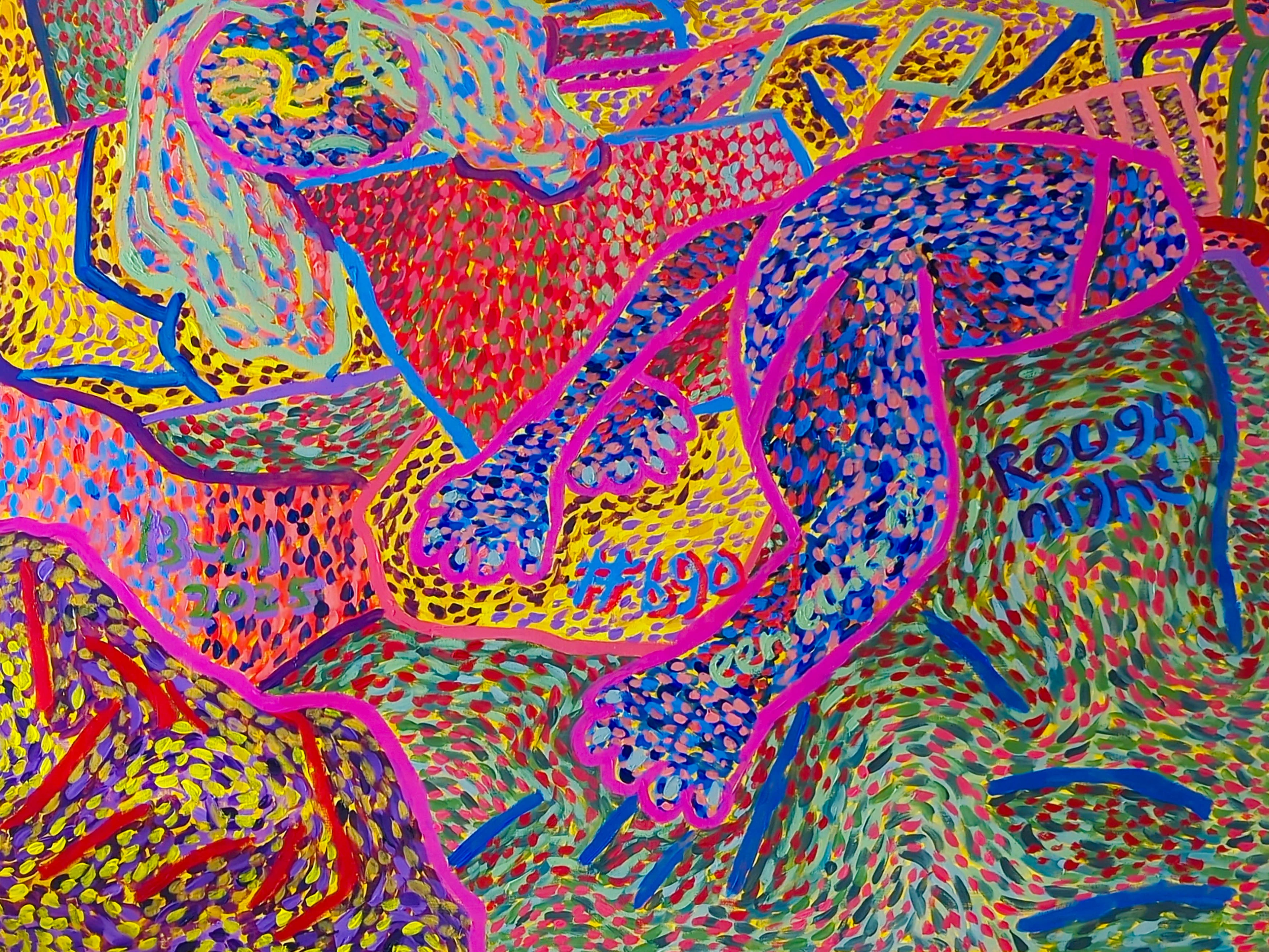 Rough Night By Dutch Den Bosch Artist Zen Dageraad, Art piece (painting) about: anxiety family love story