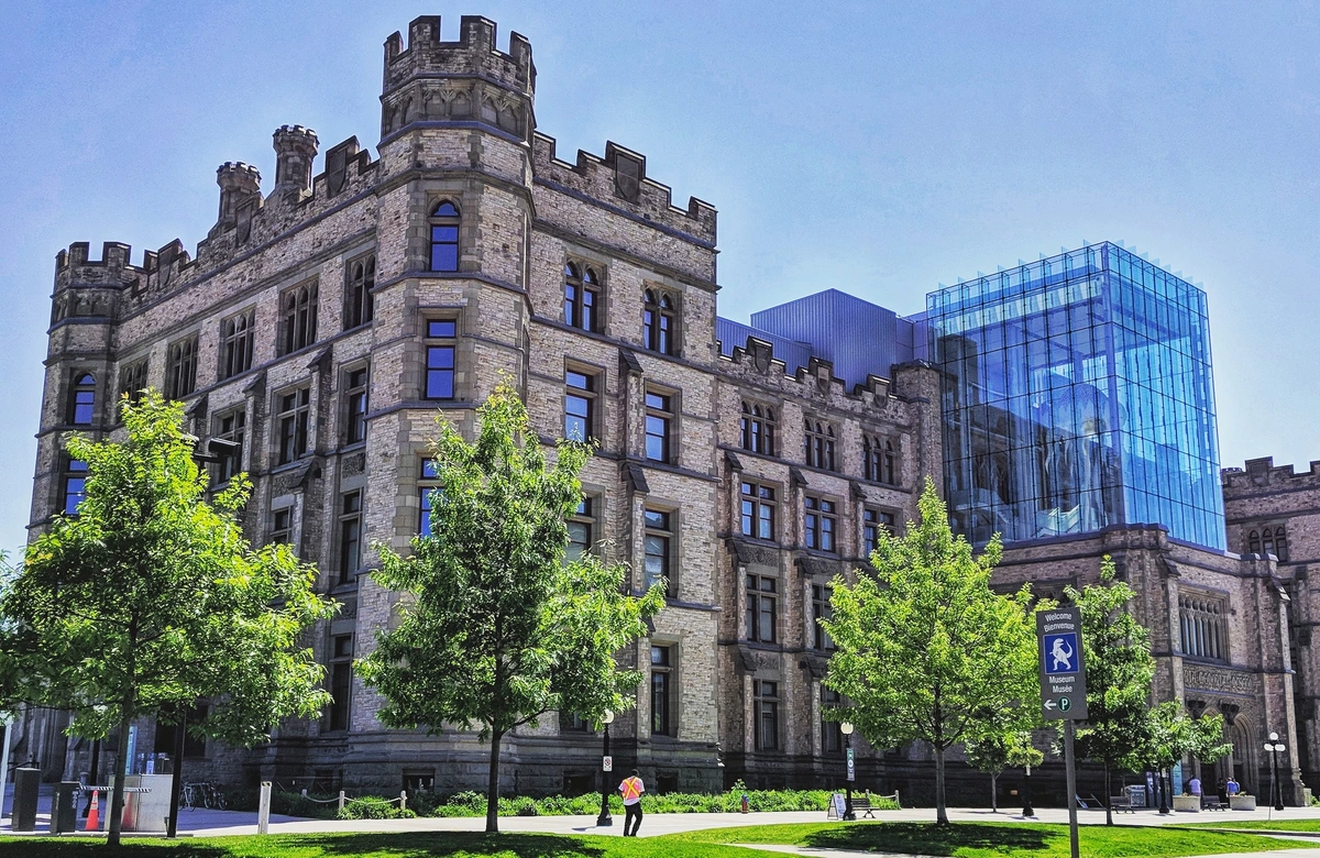 Victoria Memorial Museum Building, home to the Canadian Museum of Nature in Ottawa, showcasing its historic Gothic Revival architecture alongside a modern glass extension.