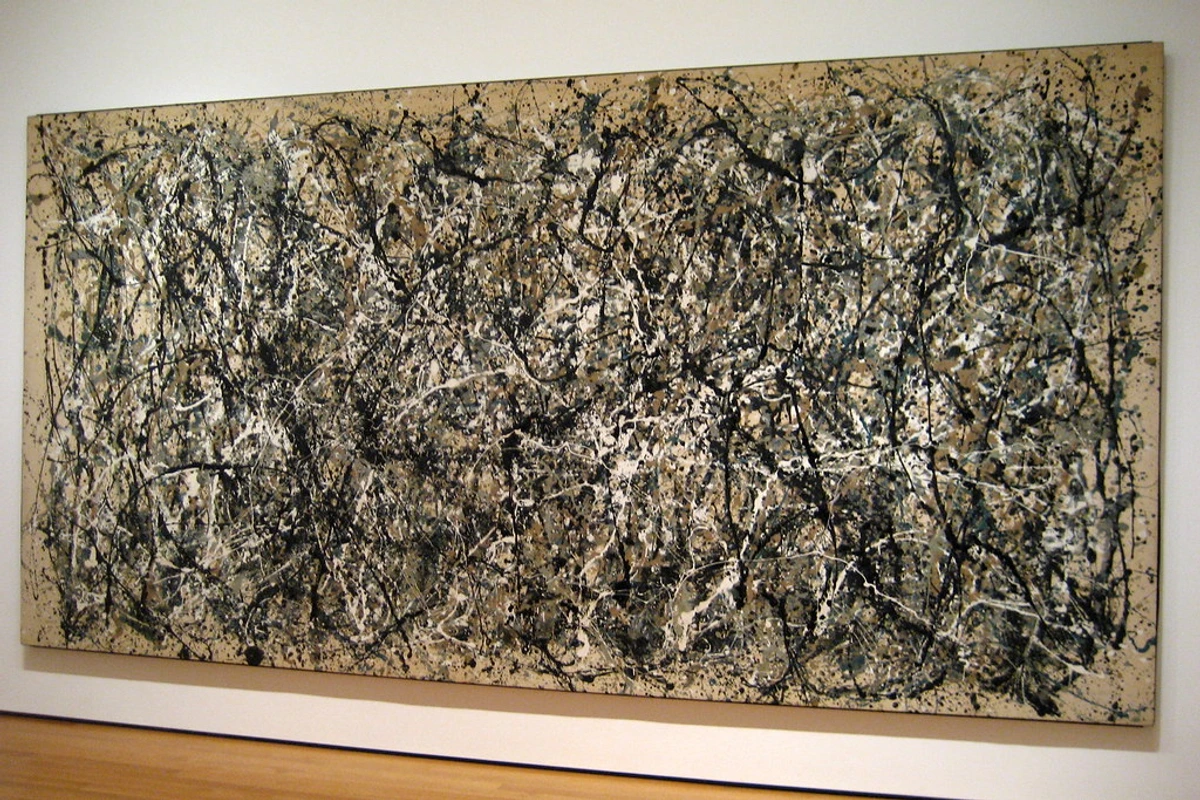 Jackson Pollock's One: Number 31, 1950 painting at MoMA