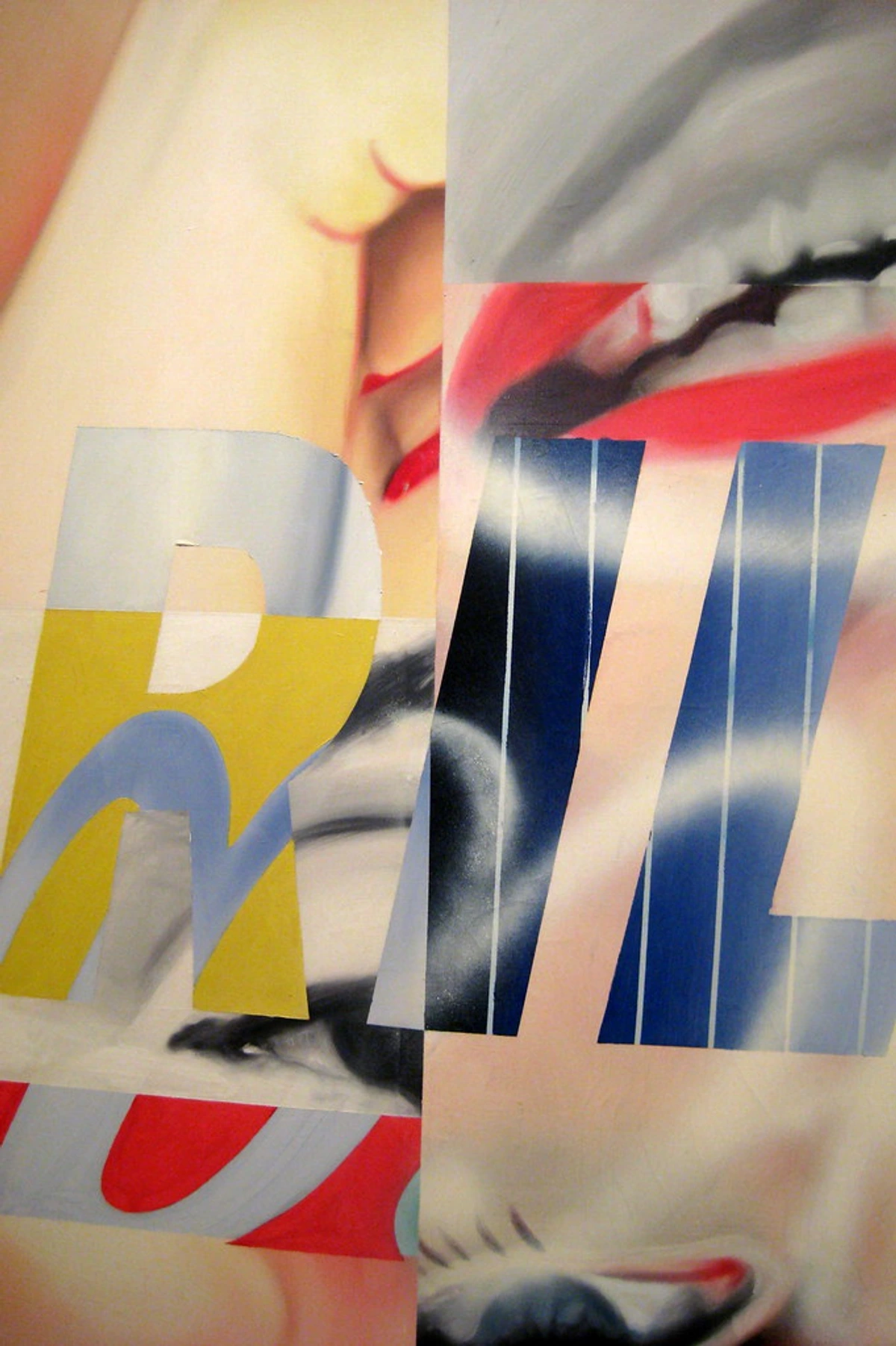 James Rosenquist's Marilyn Monroe painting at the Museum of Modern Art in New York