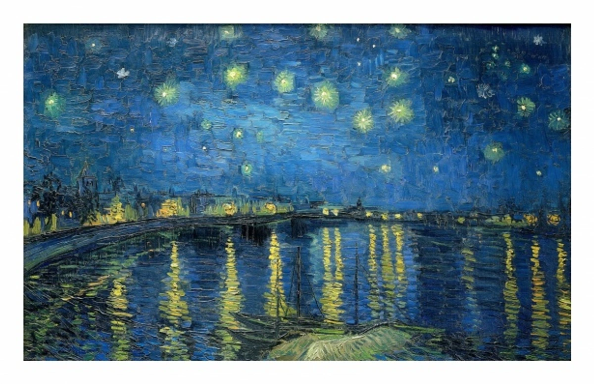 Enchanted Night Over the Rhône