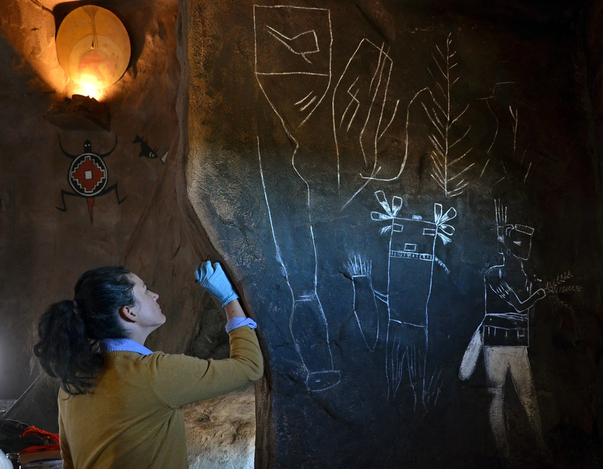 Desert View Watchtower Level 3 Mural v3 Pigments