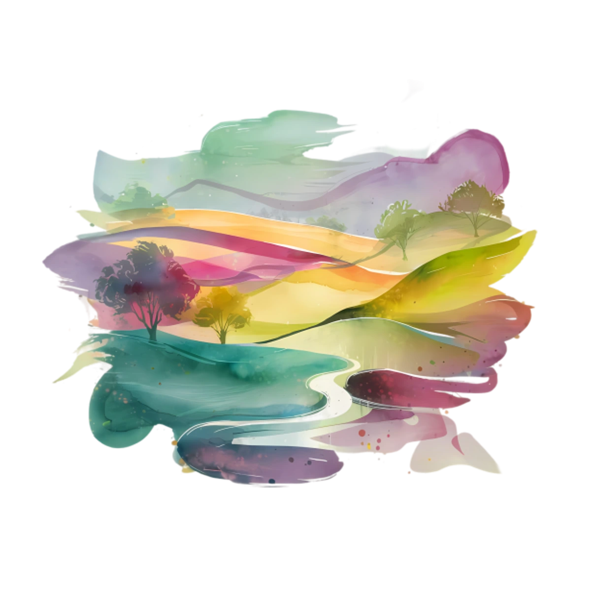 Gratis aquarel penseelstreken stockfoto met artistieke aquareltexturen en vibrante gradaties voor creatieve projecten