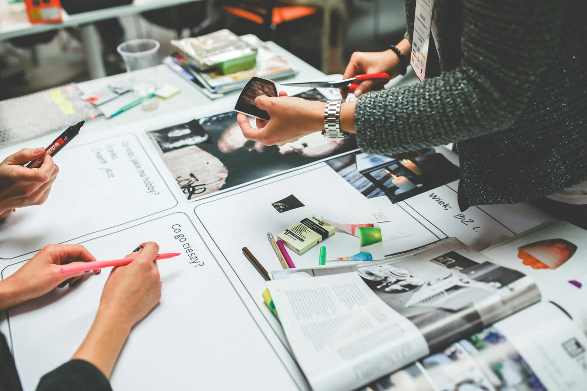 Artists collaborating on long-term career development strategies for sustainable creative success