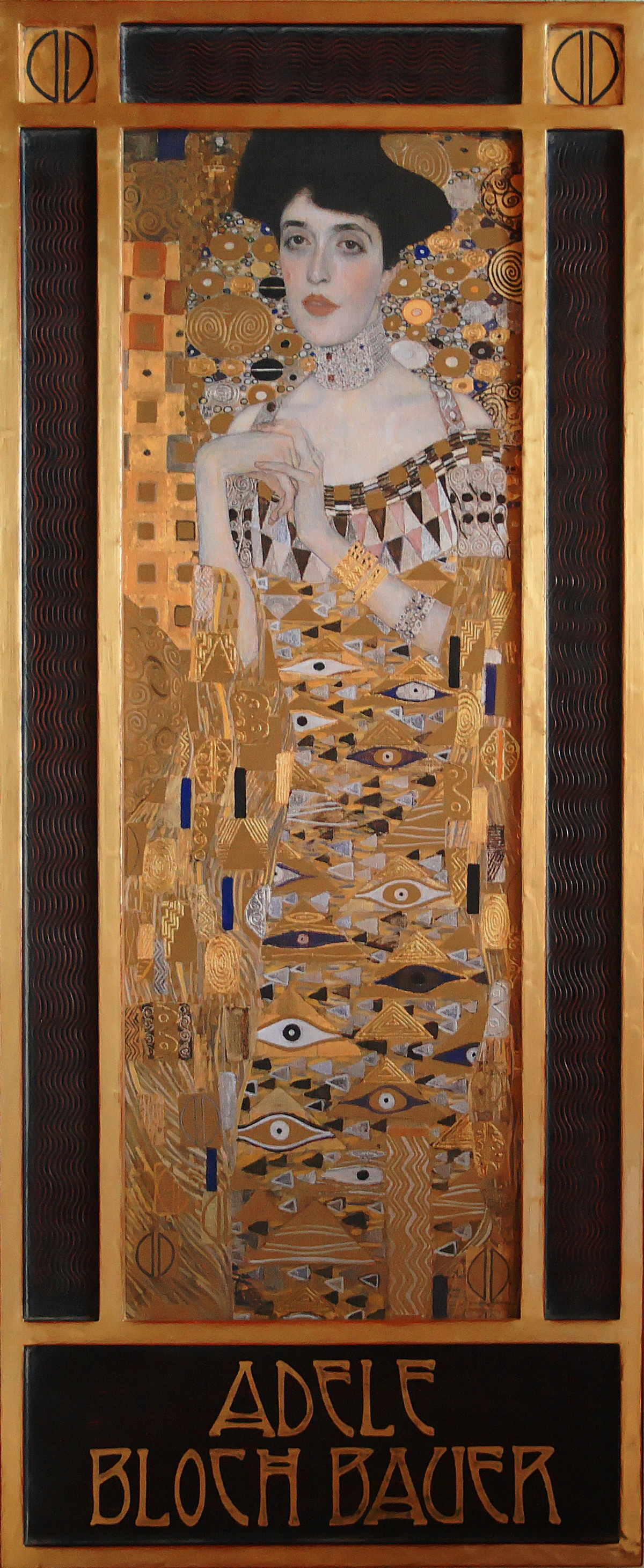 Gustav Klimt's 'Portrait of Adele Bloch-Bauer I', a golden Art Nouveau masterpiece.