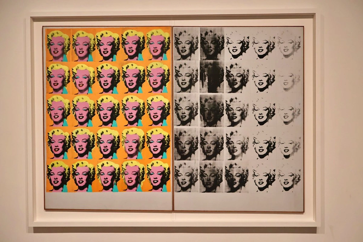 Andy Warhol's Marilyn Diptych at Tate Modern, London