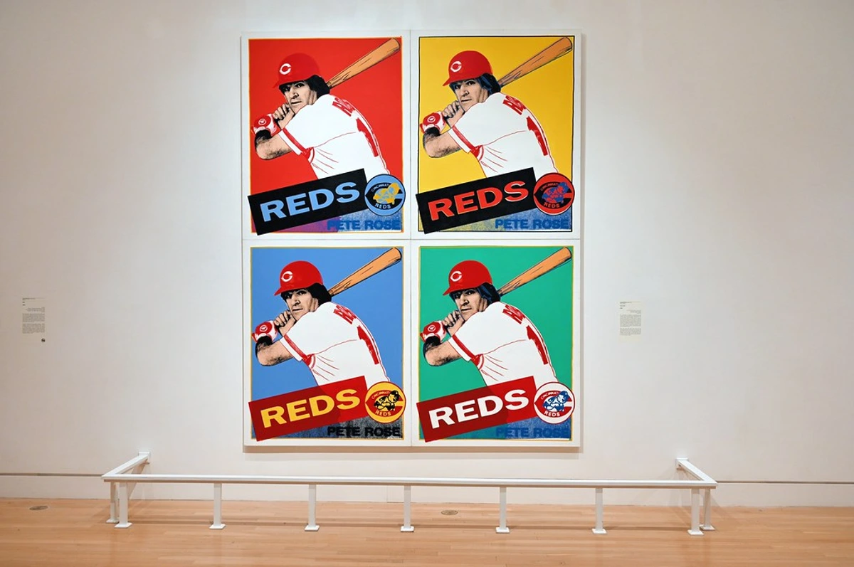 Album of Andy Warhol's Pete Rose prints from 1985