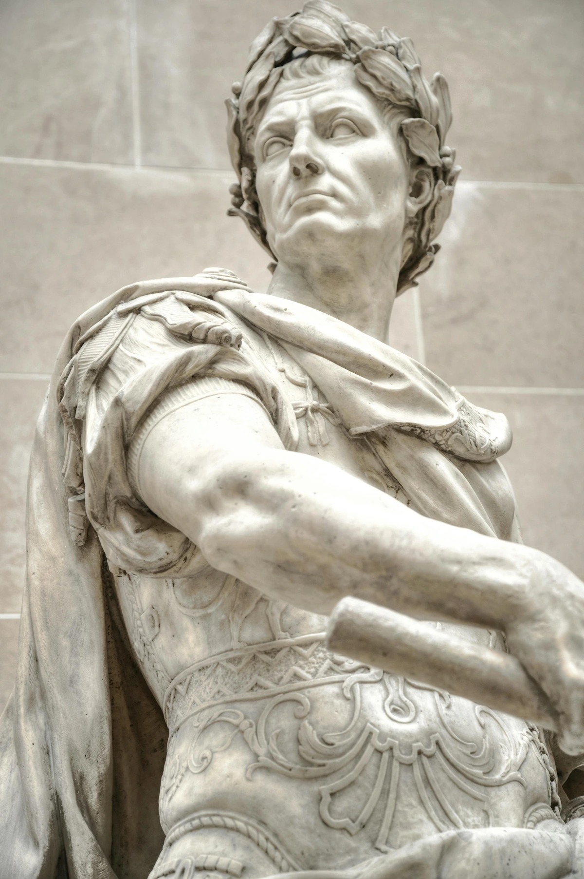marble statue of julius caesar classical roman art statue