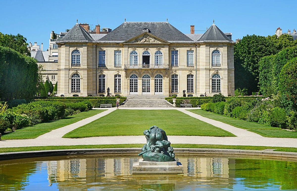 the hotel Biron (museum Rodin) in Paris